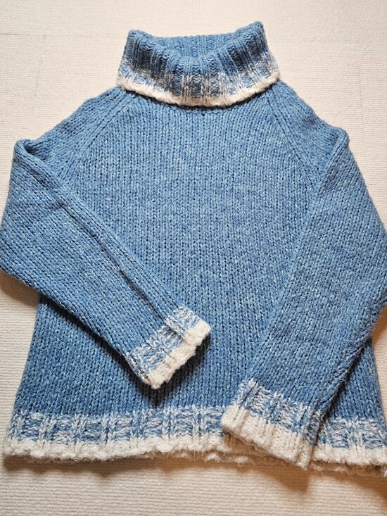 Faded Glory Sweaters - Faded Glory cowl neck wool blend sweater - size Large